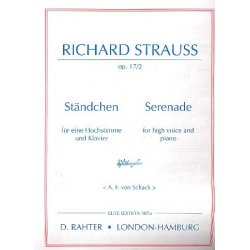 Ständchen op.17,2 : für Gesang - Richard Strauss