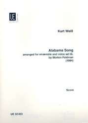 Alabama Song : for Ensemble (voice ad lib) - Kurt Weill