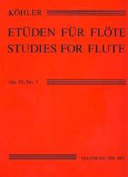 Etüden op.33,3 : für Flöte - Ernesto Köhler