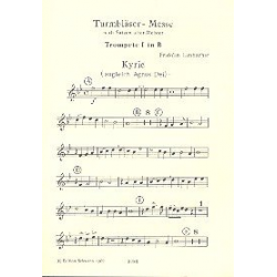 Turmbläser-Messe : für gem Chor, - Fridolin Limbacher