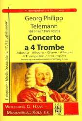 Concerto à 4 trombe TWV40:203 : - Georg Philipp Telemann