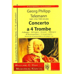 Concerto à 4 trombe TWV40:203 : - Georg Philipp Telemann