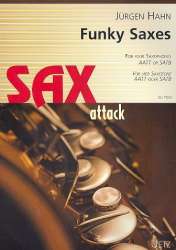 Funky Saxes für 4 Saxophone - Jürgen Hahn