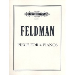 Piece : for 4 pianos - Morton Feldman