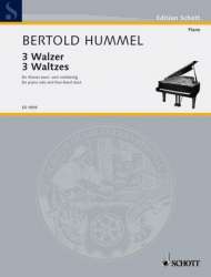 3 Walzer : für Klavier - Bertold Hummel