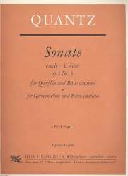 Sonate c-Moll op.1,3 : für Flöte und Bc - Johann Joachim Quantz