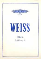 Sonate : für Violine - Manfred Weiss
