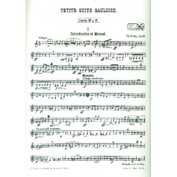 Petite suite gauloise op.90: pour flute, - Louis Theodore Gouvy