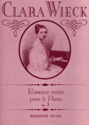 Romance variée op.3 : für Klavier - Clara Schumann