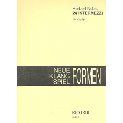 24 Intermezzi : für Klavier - Herbert Nobis