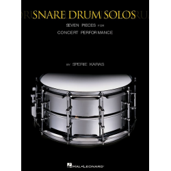 Snare Drum Solos Seven Pieces for Concert Perf. - Sperie Karas