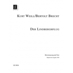 Der Lindberghflug : Klavierauszug - Kurt Weill