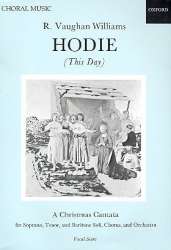 Hodie : for soli, mixed chorus - Ralph Vaughan Williams