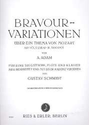 Bravour-Variationen über ein Thema von Mozart : - Adolphe Charles Adam