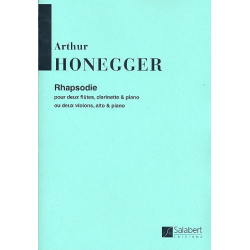 Rapsodie : pour 2 flûtes, clarinette - Arthur Honegger