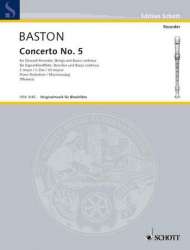 Konzert Nr.5 C-Dur : für Sopran- - John Baston