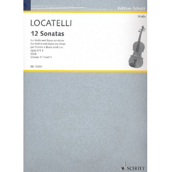 12 Sonaten op.6 Band 1 (Nr.1-6) : - Pietro Locatelli