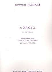 Adagio sol minore : pour - Tomaso Albinoni