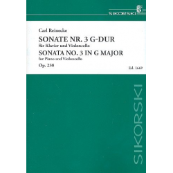 Sonate G-Dur Nr.3 op.238 : für - Carl Reinecke
