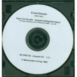 Tape and Double op.207 : - Ernst Krenek