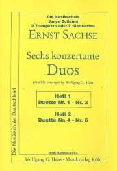 6 konzertante Duos Band 1 (Nr.1-3) : - Ernst Sachse