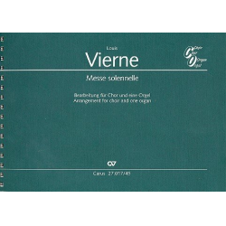 Messe solennelle cis-Moll op.16 für gem Chor - Louis Victor Jules Vierne