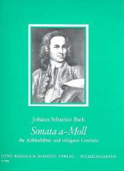 Sonata für Altblockflöte und obligates Cembalo a-moll BWV 1020 - Johann Sebastian Bach
