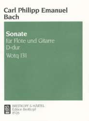 Sonate D-dur WQ131 : - Carl Philipp Emanuel Bach / Arr. Rudolf Buttmann