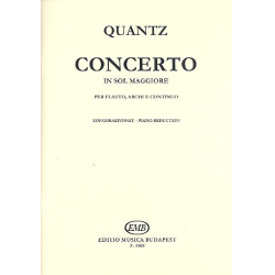 Konzert G-Dur für Flöte und Klavier - Johann Joachim Quantz