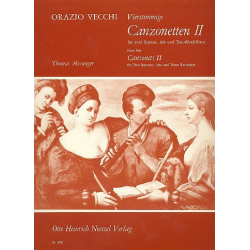 Vierstimmige Canzonetten Band 2 : - Orazio Vecchi