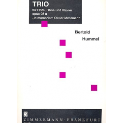 Trio op.95c für Flöte, Oboe und Klavier - Bertold Hummel