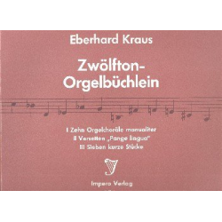 Zwölfton-Orgelbüchlein Band 1 - Eberhard Kraus