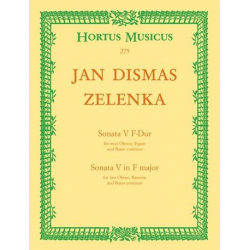 Sonate F-Dur Nr.5 : für 2 Oboen, -Jan Dismas Zelenka