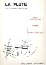 Litanie : pour mezzo et flute en sol - Edith Canat de Chizy