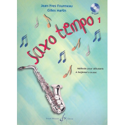 Saxo Tempo vol.1 (+CD) - Methode pour debutants - Gilles Martin / Arr. Jean-Yves Fourmeau