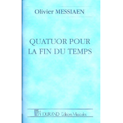 Quatuor pour le fin du temps : pour - Olivier Messiaen