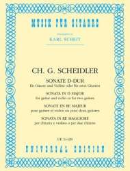 Sonate D-Dur : für Violine und - Christian Gottlieb Scheidler
