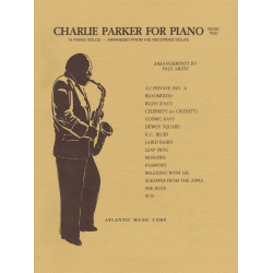 Charlie Parker for piano vol.2 : - Charlie Parker