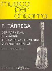 Der Karneval in Venedig für Gitarre - Francisco Tarrega