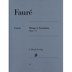 Theme et variations op.73 : - Gabriel Fauré