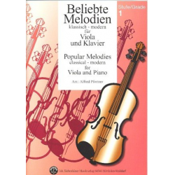 Beliebte Melodien Band 1 - Soloausgabe Viola und Klavier - Diverse / Arr. Alfred Pfortner