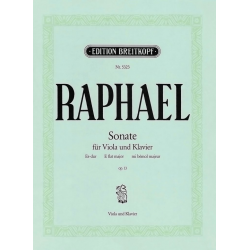 Sonate Es-Dur op.13 : für Viola und Klavier - Günter Raphael