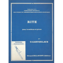 Rite : pour trombone et piano - Odette Gartenlaub