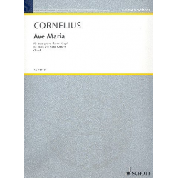Ave Maria : für Gesang (mittel) und - Peter Cornelius