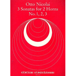 3 Sonaten (Nr.1-3) : -Otto Nicolai