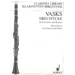 3 Stücke : für Klarinette - Peteris Vasks