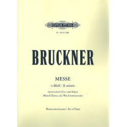 Messe e-Moll WAB 27 (zweite Fassung) : -Anton Bruckner