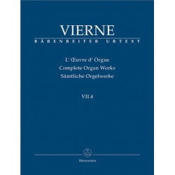 Sämtliche Orgelwerke Band 7,4: - Louis Victor Jules Vierne
