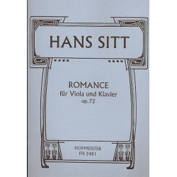Romanze op.72 : für Viola - Hans Sitt