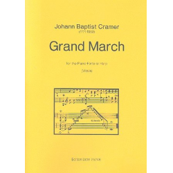 Grand march : für Klavier (Harfe) - Johann Baptist Cramer